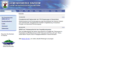 Desktop Screenshot of gw-sinzheim.de
